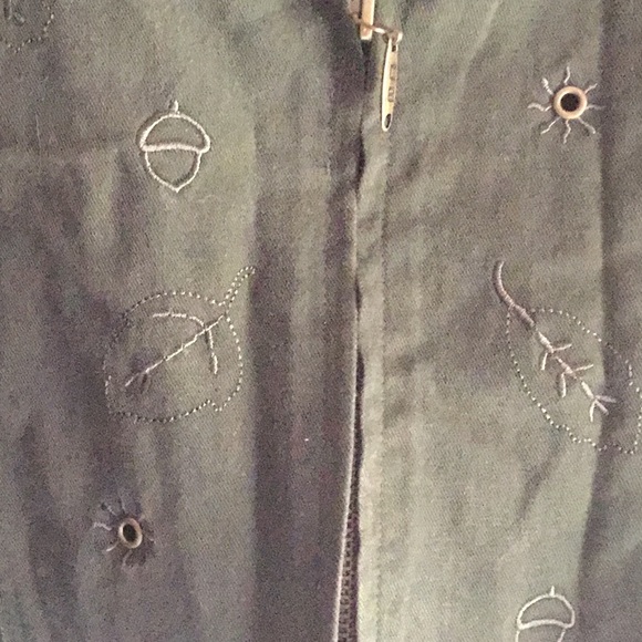 Christopher and Banks forest green jacket - Picture 3 of 5